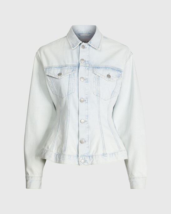 Tailored Denim Corset Jacket