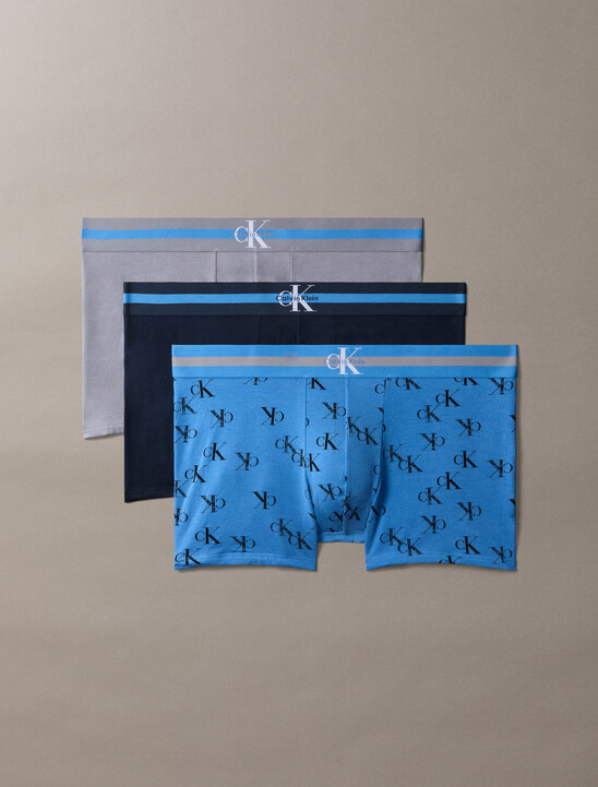 3 Pack Trunks - Graphic Monogram Cotton