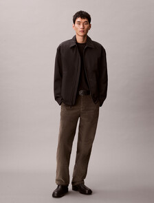 90's Straight Corduroy Chino Trousers, Beluga, hi-res