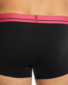 PRO FIT MICRO LOW RISE TRUNKS, Black w Gypsy Rose WB, hi-res