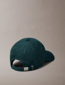 Calvin Klein Corduroy Cap, Navy Teal, hi-res