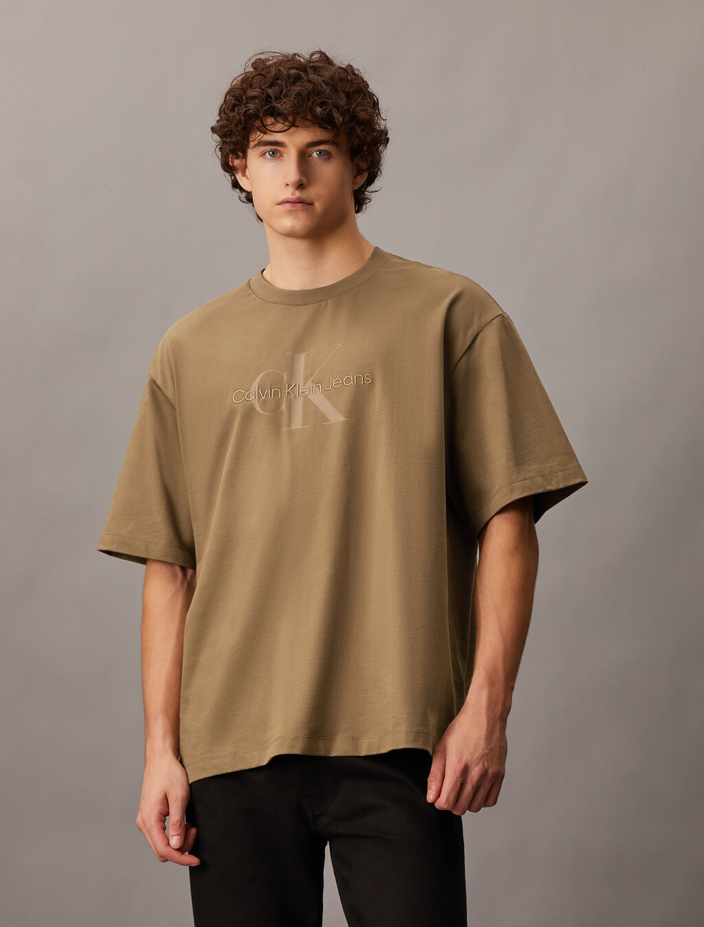 Monogram Regular Tee, Spiced Plum, hi-res