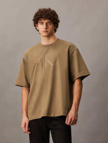 Monogram Regular Tee, Spiced Plum, hi-res