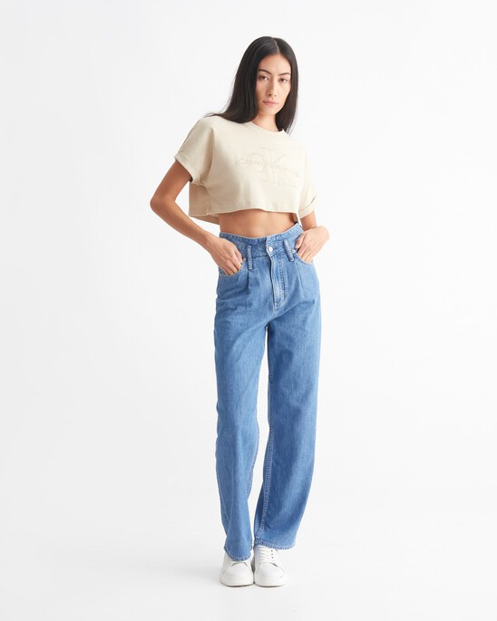 SUMMER TENCEL HIGH RISE LOOSE JEANS