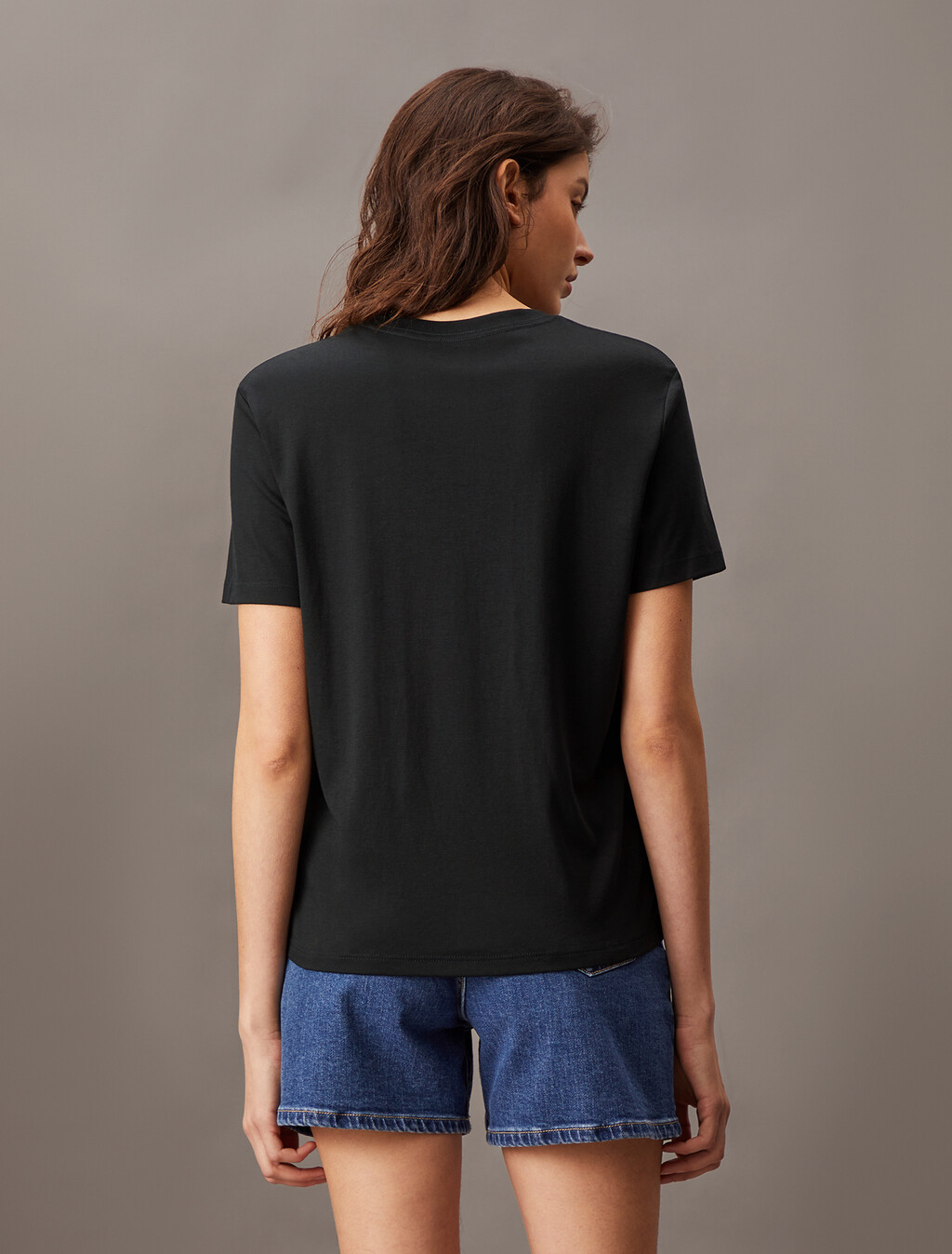 Standard Logo Monogram Tee, Black, hi-res