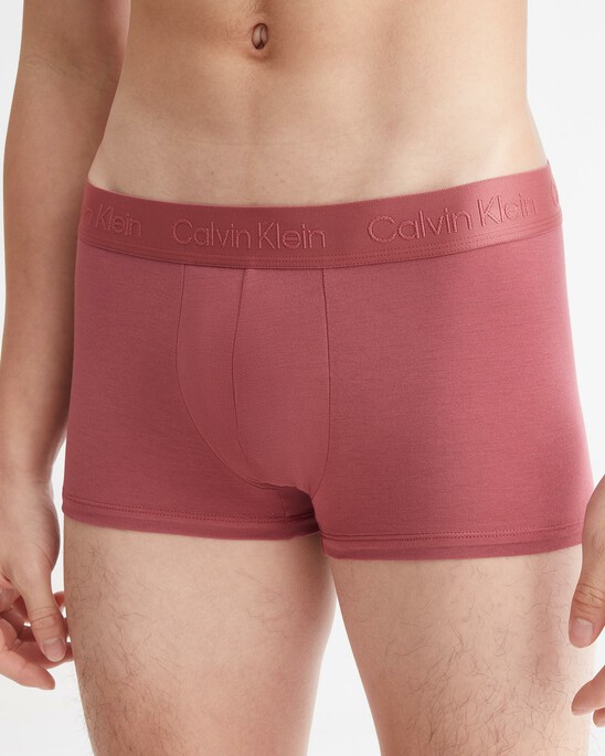 CK BLACK ULTRA SOFT CASHMERE LOW RISE TRUNKS
