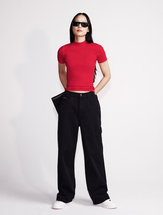 Wide Leg Cargo Pants