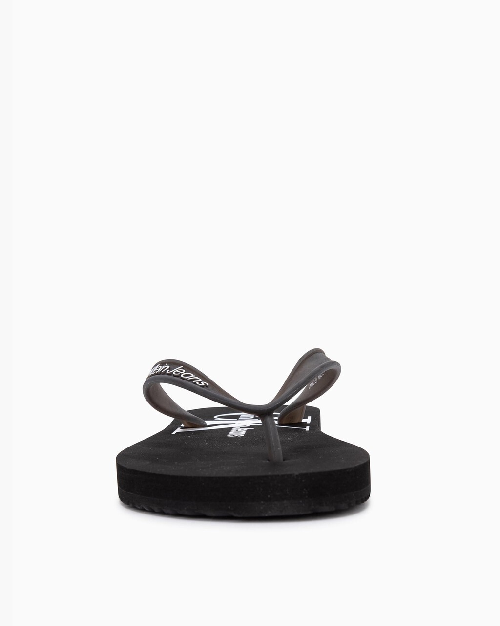 MONOGRAM FLIP FLOPS, Black, hi-res