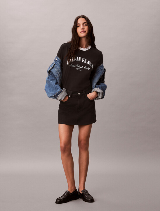 Heritage Logo Relaxed Ringer Tee