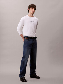 Relaxed Long Sleeve T-shirt, Bright White, hi-res