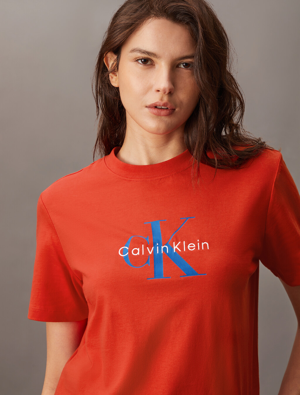 Monogram T-shirt, Red Alert, hi-res