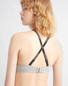 Calvin Klein 1996 Lightly Lined Demi Bra, Grey Heather, hi-res