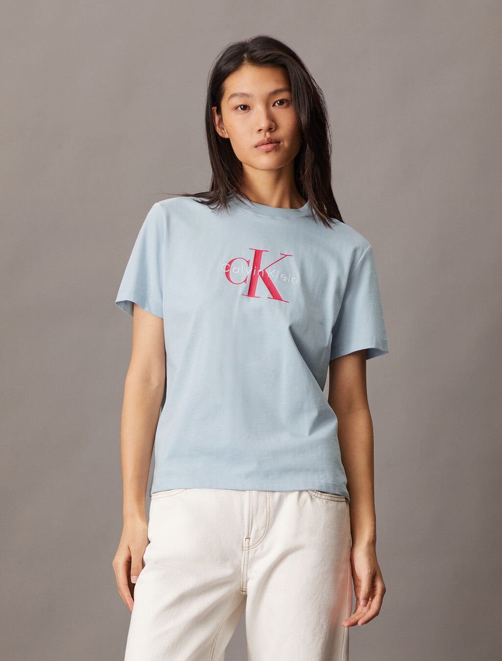 Monogram T-shirt, Niagara Mist, hi-res