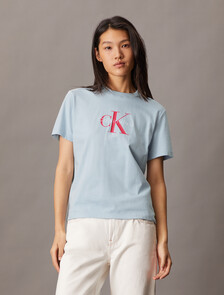 Monogram T-shirt, Niagara Mist, hi-res