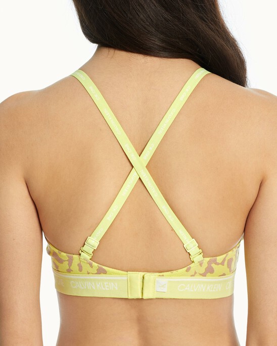 CK ONE COTTON LIGHTLY LINED TRIANGLE BRA