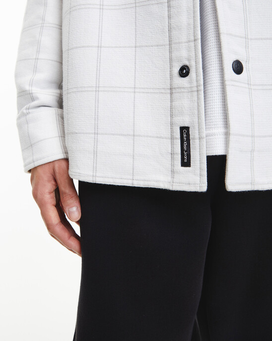 MONOGRAM BADGE SHADOW OVERSHIRT