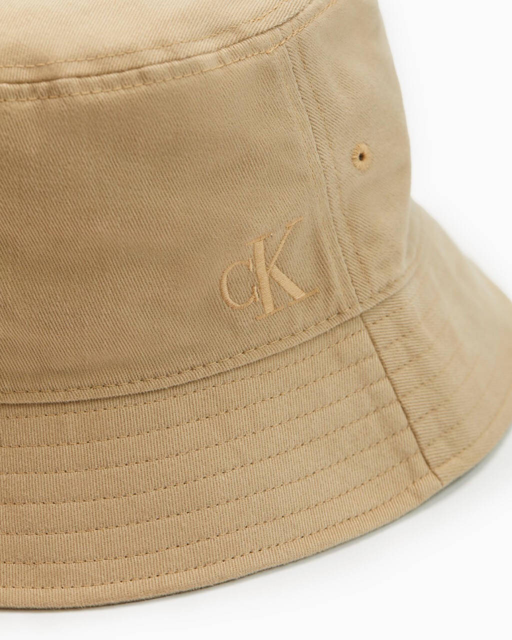 Cotton Twill Monogram Bucket Hat, CORNSTALK, hi-res