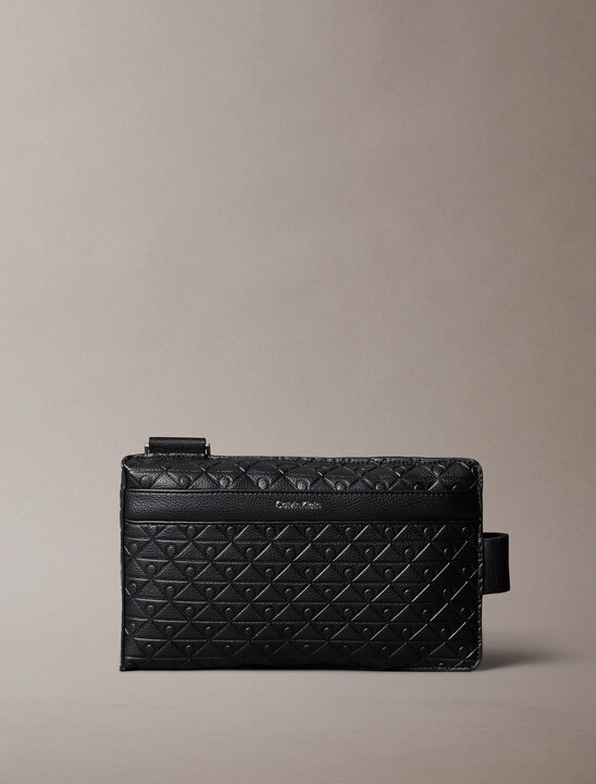 Embossed Emblem Logo Sling Bag