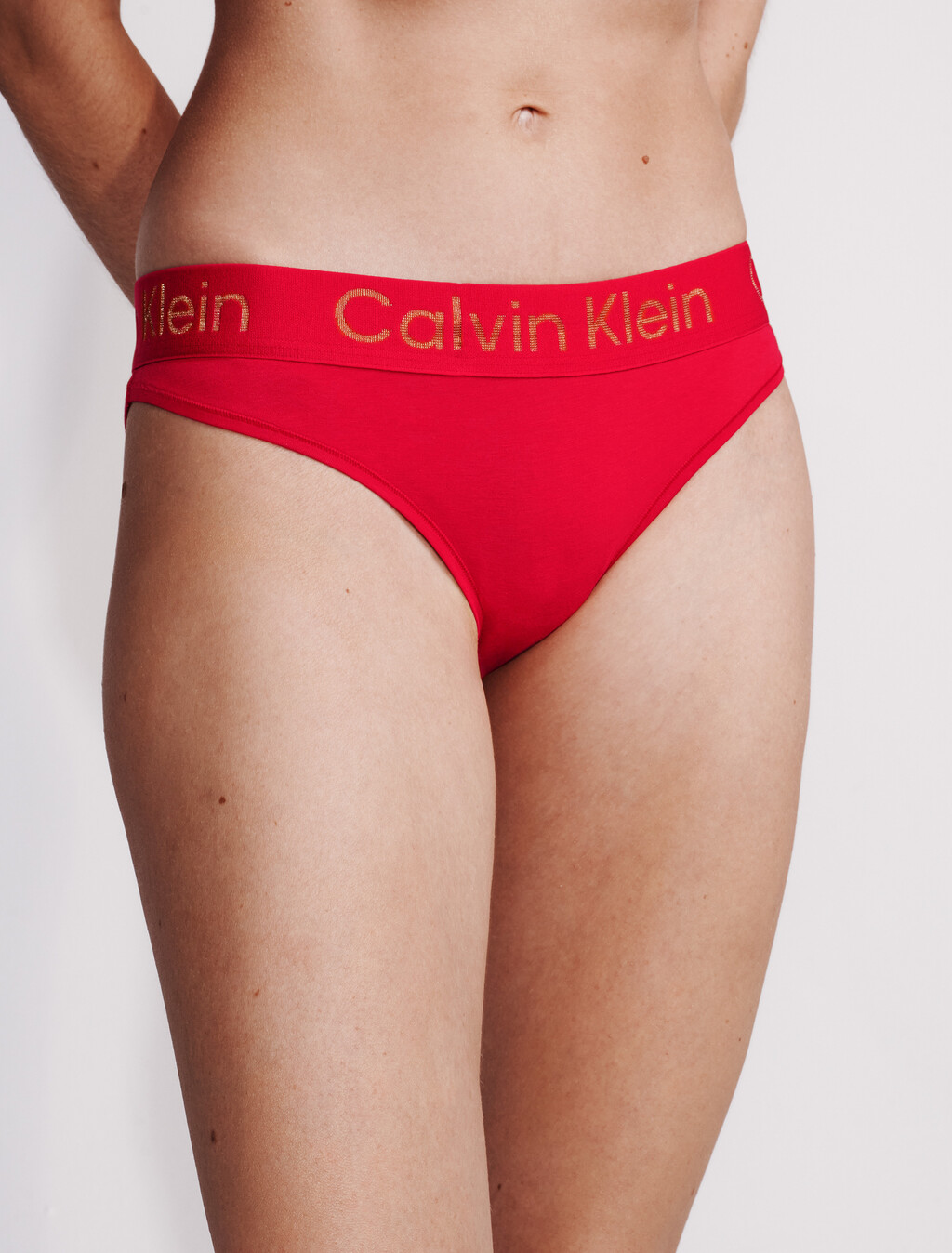 Icon Cotton Bikini, Chinese Red, hi-res