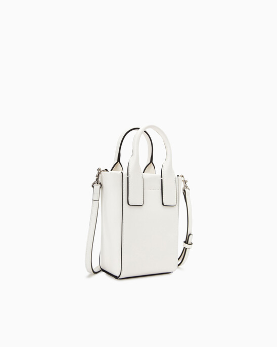 CKJ Sculpted Monogram Micro Tote