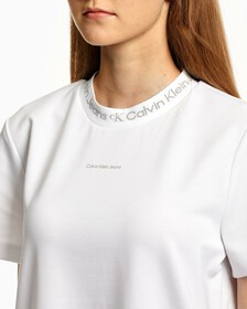 RECONSIDERED STRETCH MILANO DRESS, Bright White, hi-res
