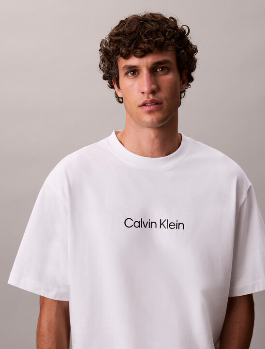 Calvin Logo Crew Neck Tee