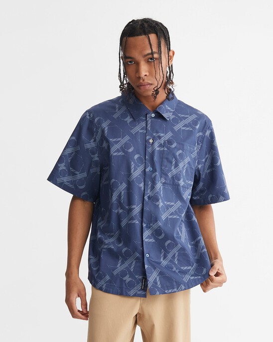 PREMIUM MONOGRAM RELAXED SHIRT