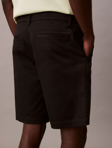Refined Cotton Stretch Short, Black, hi-res