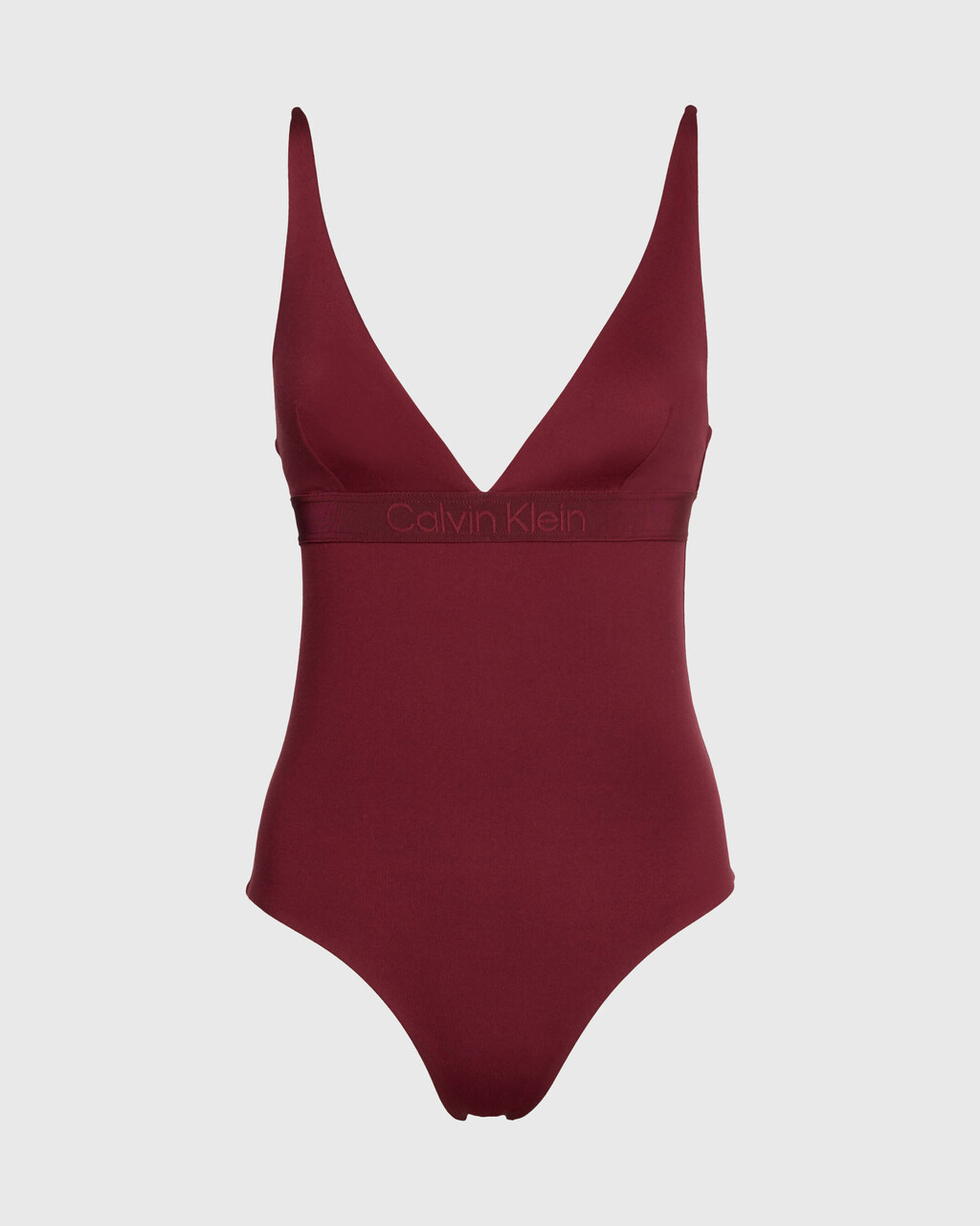Core Tonal Swimsuit, Deep Cranberry, hi-res