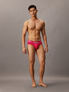 CK Micro Plus Hipster Briefs 3 Pack, black/ silver lake blue/ gypsy rose, hi-res