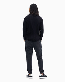 White Noise Logo Long Sleeve Tee, Ck Black, hi-res