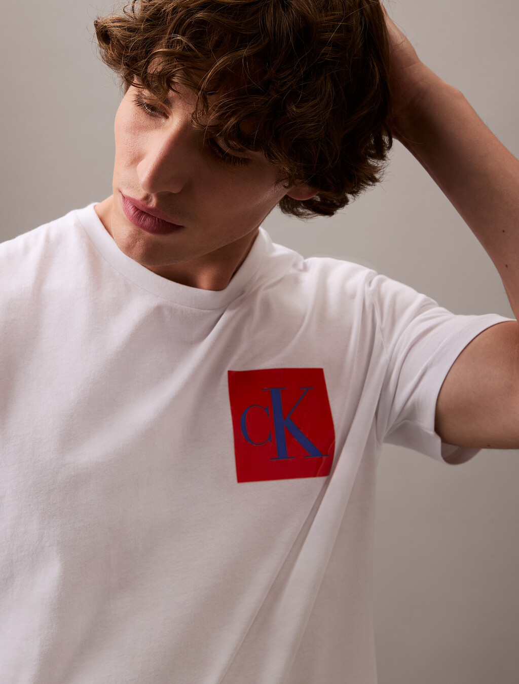 Box Graphic Print Regular Cotton Tee, Brilliant White, hi-res