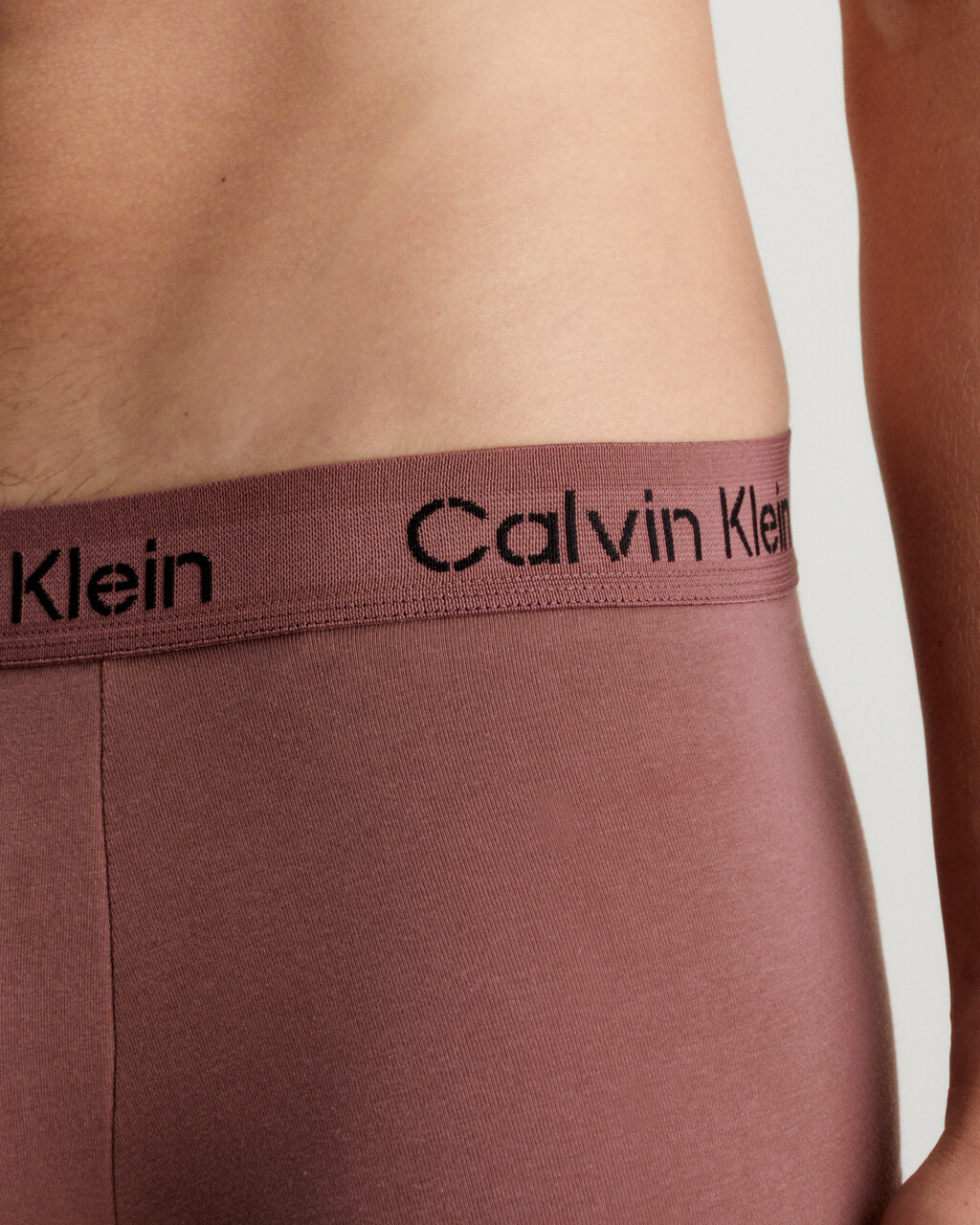 Cotton Stretch 3 Pack Low Rise Trunks, Marron/Tigers Eye/Umber, hi-res
