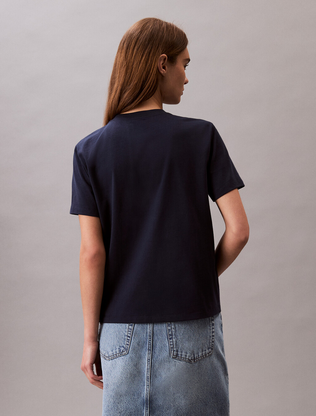 Monogram T-shirt, Dark Sapphire, hi-res
