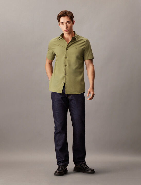 Essentials Monogram Slim Shirt