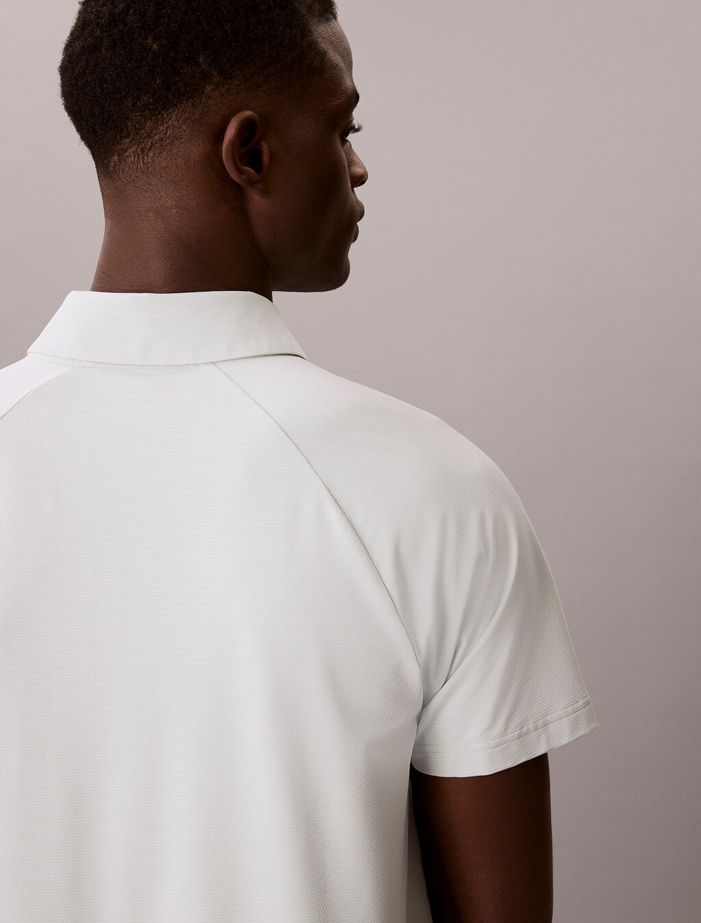 Zip Pique Sport Polo Shirt, Sky Gray, hi-res