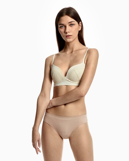 INVISIBLES LACE PUSH UP PLUNGE BRA