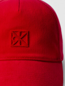 Lunar New Year Terry Emblem Baseball Cap, CNY Red, hi-res