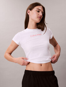 Breathable Quick-Dry Cropped Travel T-shirt, Classic White, hi-res