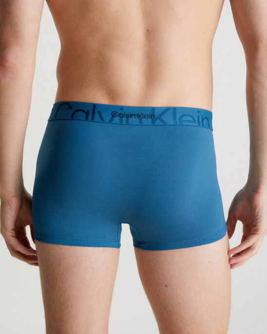 Embossed Icon Microfiber Low Rise Trunks