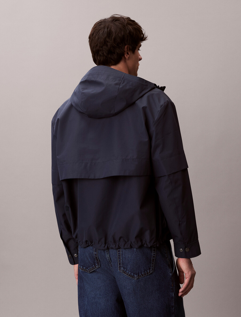 Hooded Ripstop Windbreaker, Blue Nights, hi-res