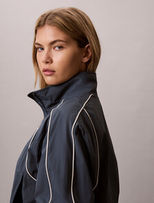 Nylon Piping Jacket, Dark Slate, hi-res