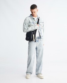CKJ Tagged Crossbody, BLACK, hi-res