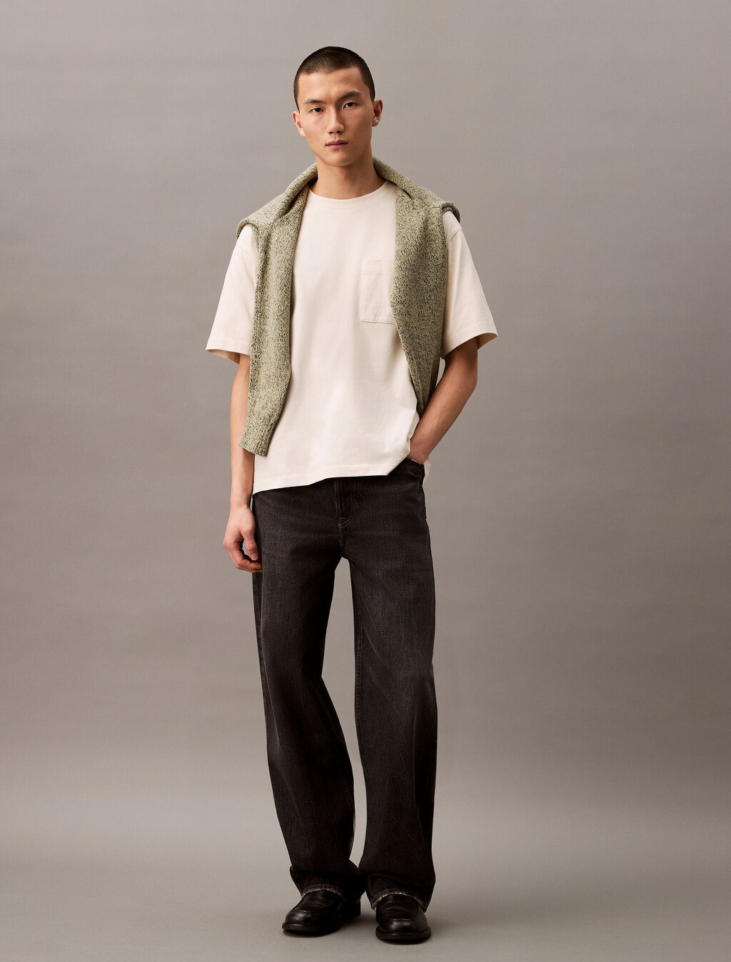 Jersey Relaxed Pocket Tee, Turtledove, hi-res