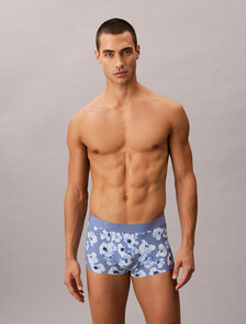 Low Rise Trunks - CK Black, BUTTERCUP FLORAL BLUE TULIP, hi-res