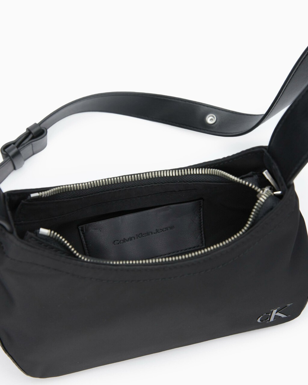 SCULPTED MIX ROUND SHOULDER BAG, BLACK, hi-res