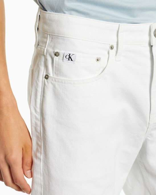 90S STRAIGHT DENIM SHORTS