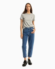 CLASSIC SLIM TEE, HEROIC GREY HEATHER CM1BK 08, hi-res