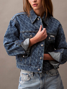 90's Logo Denim Jacket, MARQUEE, hi-res