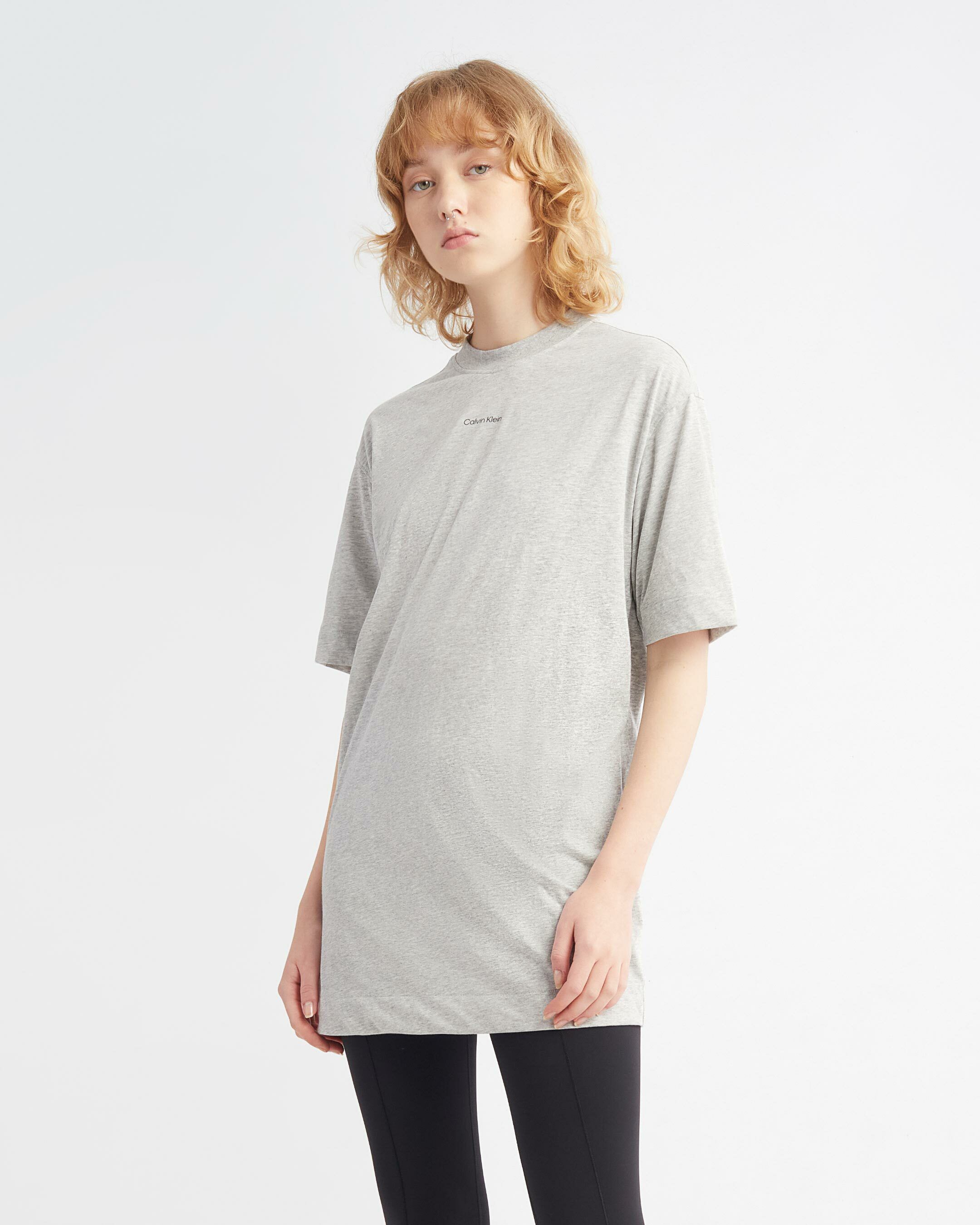 Oversized T Shirt Dress ATHLETIC GREY H Calvin Klein Malaysia
